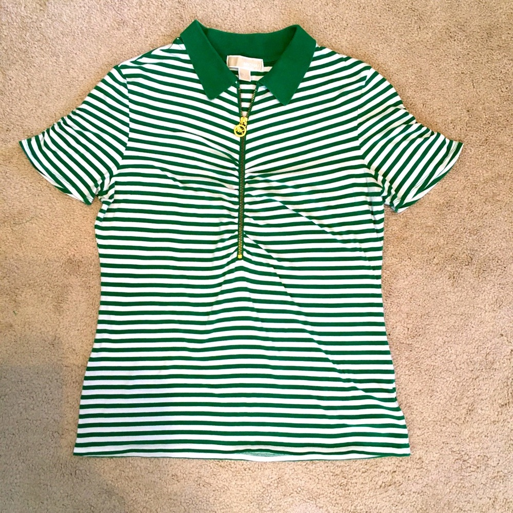 Michael Kors striped polo